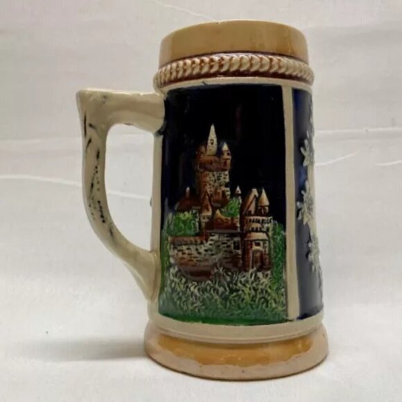 Original King Beer Stein Mug #8 German Hand Painted No Lid Vintage Germany EUC - Picture 3 of 13